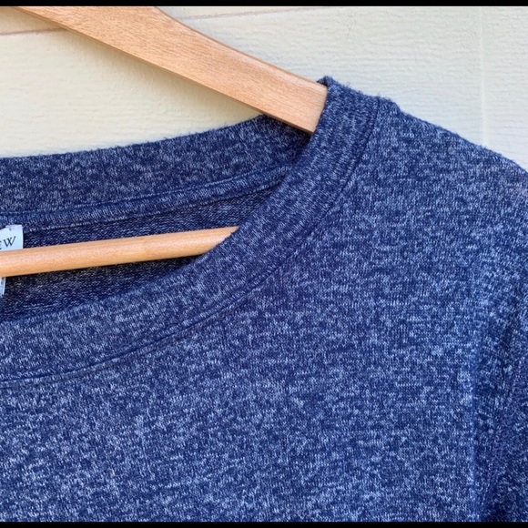 Jcrew factory marled blue size tie LS tee size XS - Picture 3 of 6